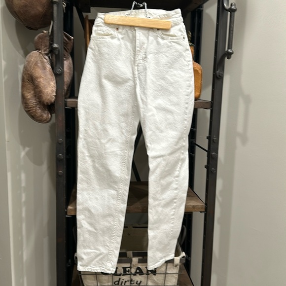 H&M Women's jeans, size 2, white - Picture 1 of 7
